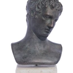 Marathon Efivos (Ephebe) or Marathon boy greek plaster bust statue  1